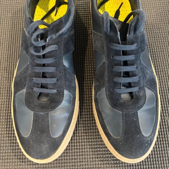 AUTHENTIC - Svensson Army Sport Sneakers - Navy Leather & Suede (Men’s EU 44-45) - Picture 1 of 3